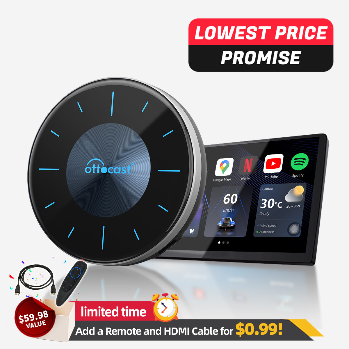 ⌛Today's Special🔥POttoAibox P3 CarPlay AI Box