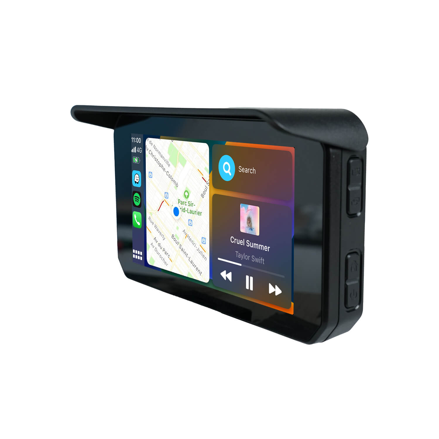 CarPlay Lite C5 SE Portable Motorcycle GPS Wireless CarPlay/Android Auto Screen