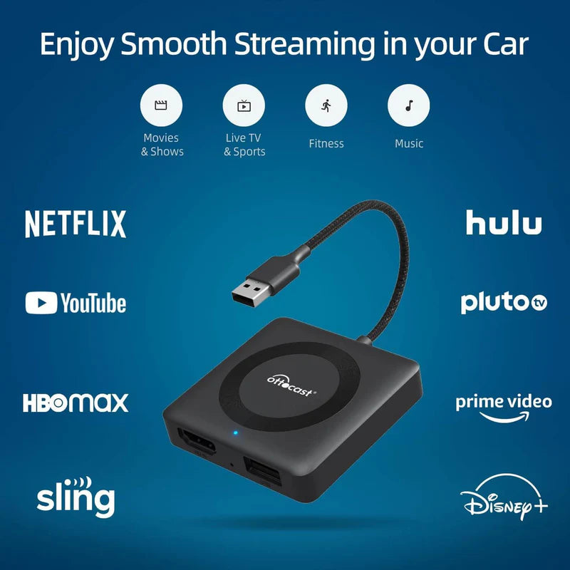 ⌛Today's Special🔥Car TV Mate Pro- HDMI Multimedia & Wireless CarPlay Adapter