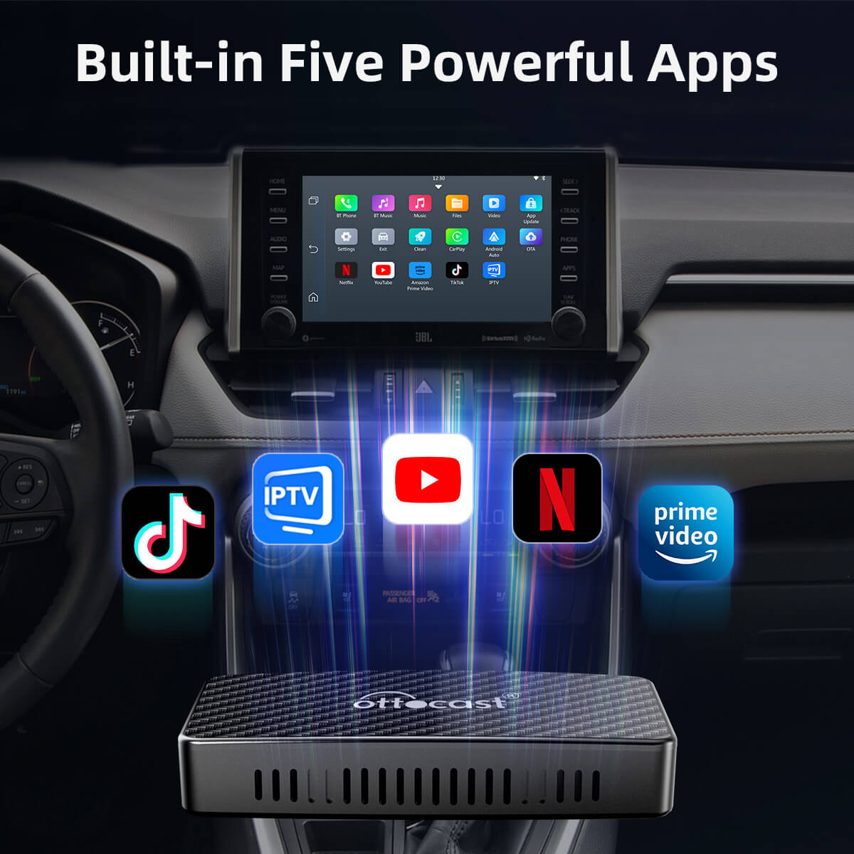 ⏳ 6-Hour Flash Deal! Don’t Miss Out! 💥 Play2Video Pro Wireless CarPlay/ Android Auto All-in-one Adapter