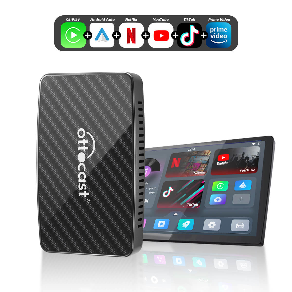 ⏳ 6-Hour Flash Deal! Don’t Miss Out! 💥 Play2Video Pro Wireless CarPlay/ Android Auto All-in-one Adapter