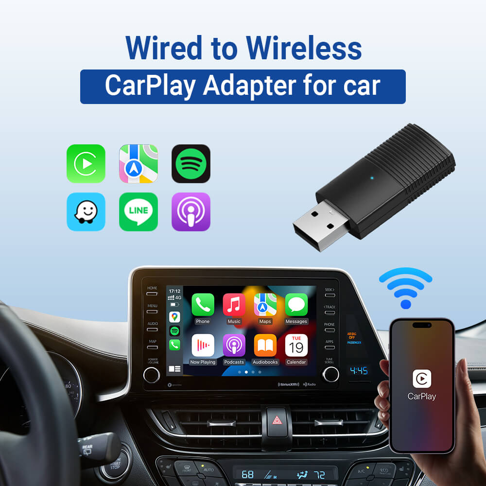 ⌛Last 5-Hour Flash Sale!🔥Mini Wireless CarPlay Adapter