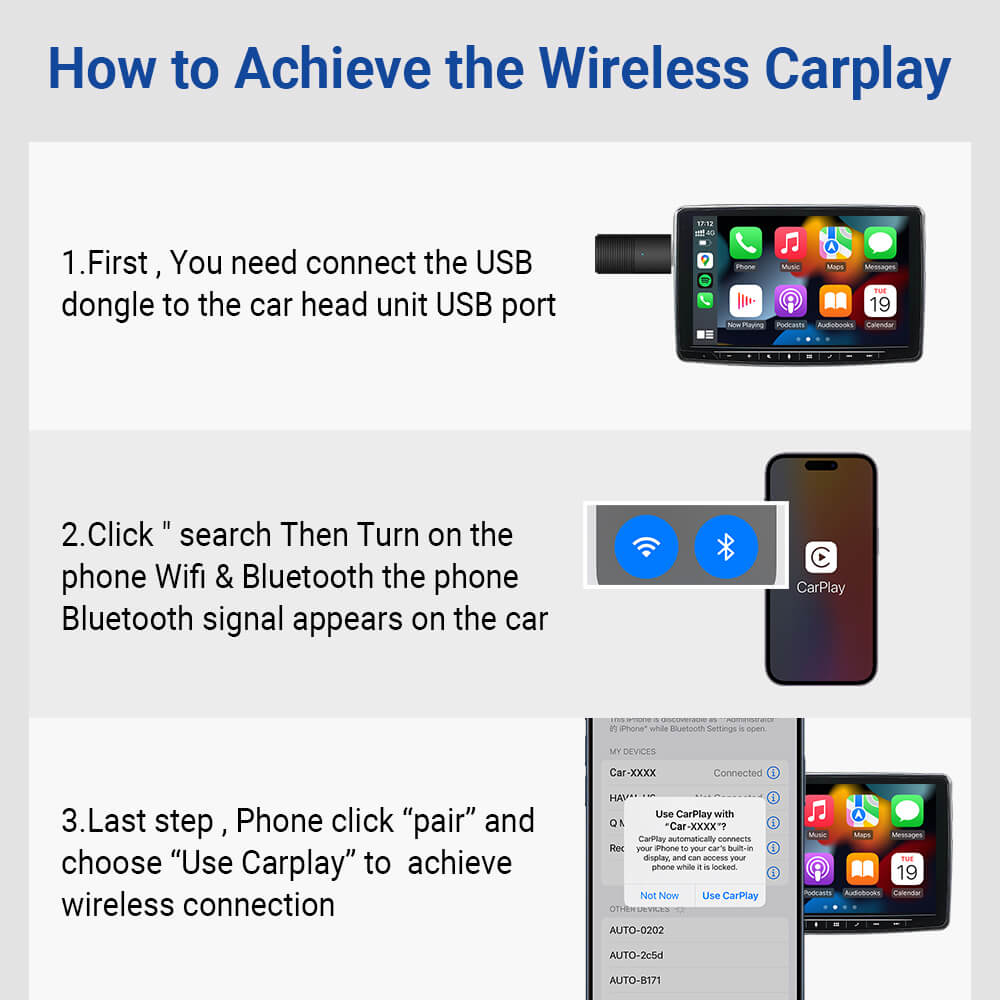 ⌛Last 5-Hour Flash Sale!🔥Mini Wireless CarPlay Adapter