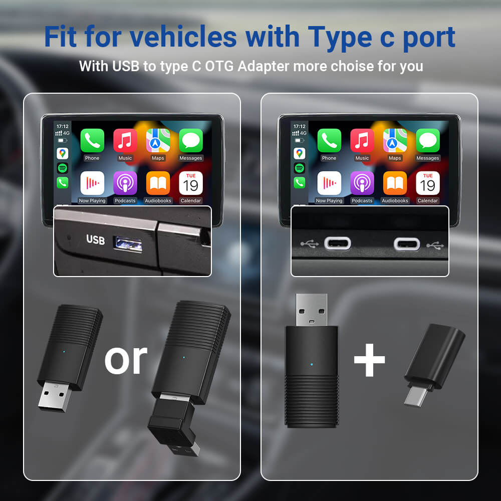 ⌛Last 5-Hour Flash Sale!🔥Mini Wireless CarPlay Adapter